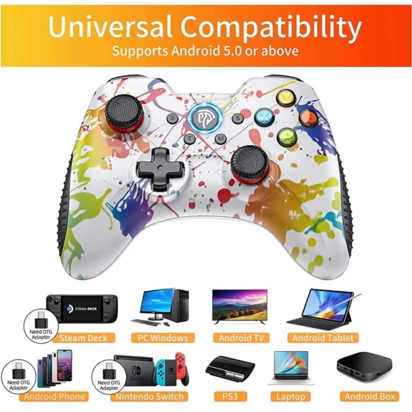 EasySMx Wireless 2.4g Gaming Controller - Picture 2 of 6